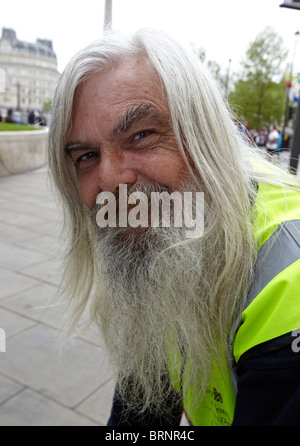Male Street Cleaner West End London UK Europe Stock Photo