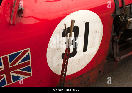 Bentley Napier classic racing car Red Stock Photo
