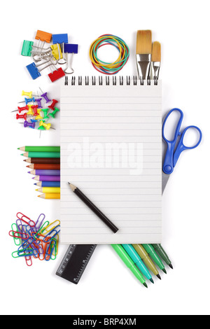 Office or student stationary Stock Photo