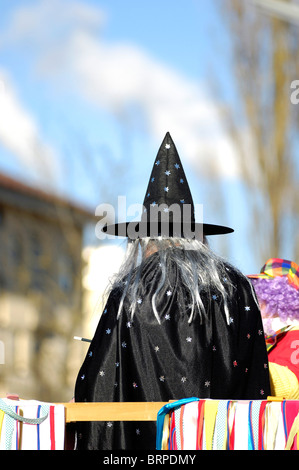 Masked Person at Carnival Stock Photo