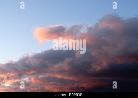 DRAMATIC SUNSET CLOUDS Stock Photo