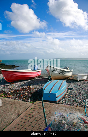 Moelfre Beach Anglesey Gwynedd North Wales UK UNited Kingdom EU European Union Europe Stock Photo