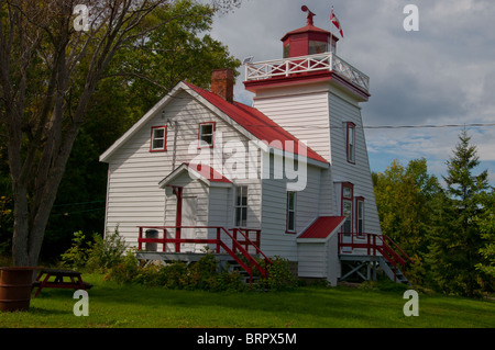 Lighthouse at Janet Head on Manitoulin Island
