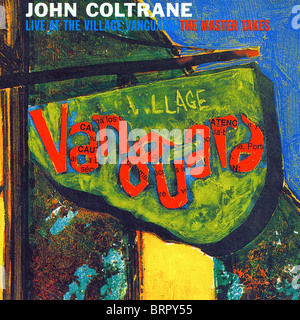 Album cover of John Coltrane Live at the Village Vanguard The Master Takes released by Universal Classics in 1999 recorded 1961 Stock Photo