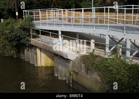 cover new fish elver pass biodiversity gate tidal Stock Photo - Alamy