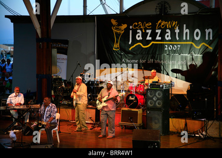 Cape Town Jazzathon, V&A Waterfront amphitheatre. Stock Photo