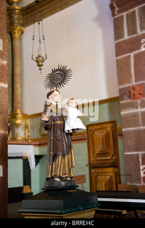Saint statue at Nossa Senhora Do Monte - Monte - Madeira Stock Photo