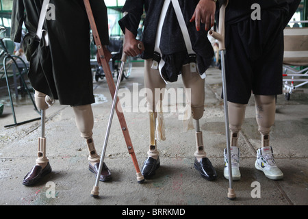 ICRC orthopic centre in Afghanistan Stock Photo