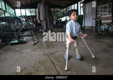 ICRC orthopic centre in Afghanistan Stock Photo