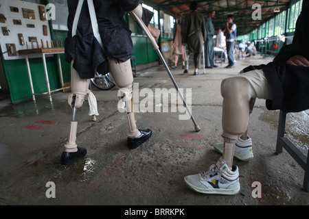 ICRC orthopic centre in Afghanistan Stock Photo