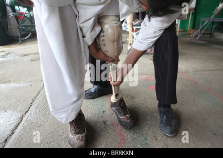 ICRC orthopic centre in Afghanistan Stock Photo