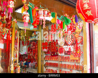 Souvenir Storefront, Chinatown, NYC Stock Photo