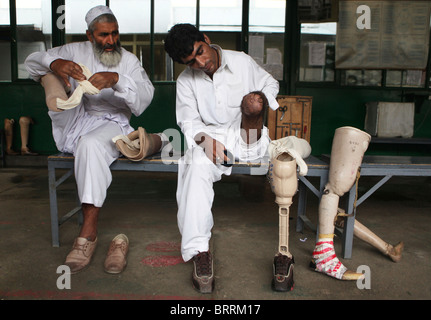 ICRC orthopic centre in Afghanistan Stock Photo