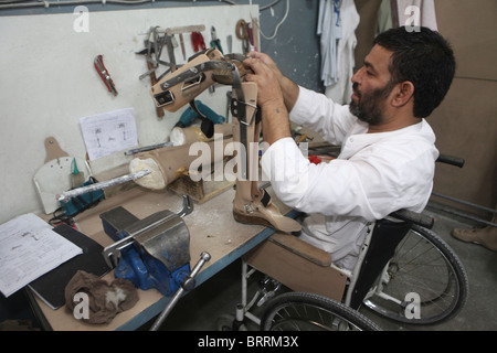 ICRC orthopic centre in Afghanistan Stock Photo