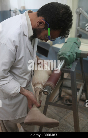 ICRC orthopic centre in Afghanistan Stock Photo