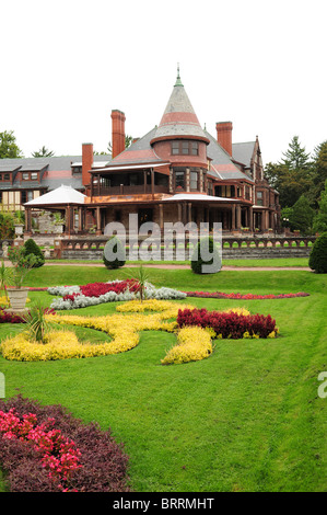 USA New York NY State Canandaigua Sonneberg Gardens and Thompson Estate - State Historic Park - Exterior of home Stock Photo