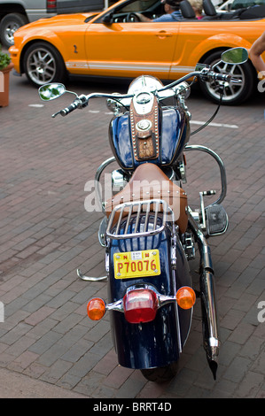 High end customized Indian motorcycle Stock Photo