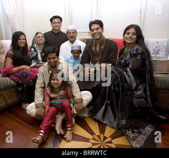 Bangladeshi American Muslim family on Eid marking the end 