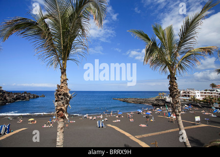 Canary Islands, Tenerife, Playa de La Arena Stock Photo