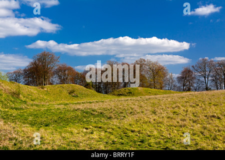 Danebury Iron Age Hill Fort, Hampshire, UK Stock Photo: 33267384 - Alamy