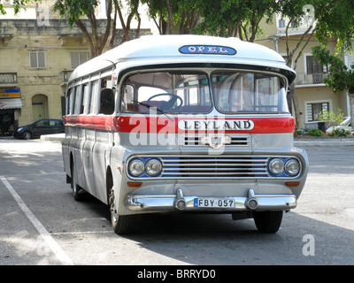 Public transport Bus Gozo, Malta Stock Photo