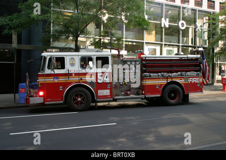 New York Engine 54 Ladder 4 Battalion 9 fire house Stock Photo - Alamy