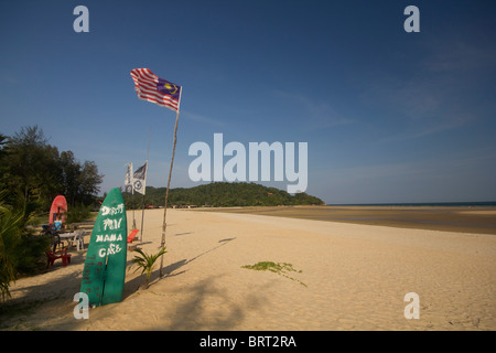 Cherating Beach, Pahang, malaysia Stock Photo