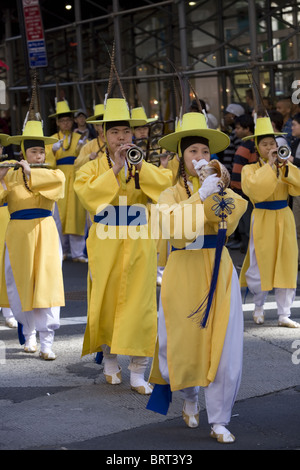 2010 Korean Day Parade along Avenue of the Americas in NYC. Stock Photo