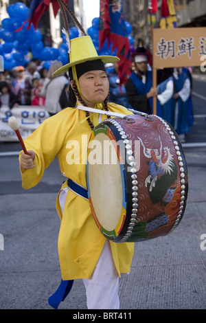 2010 Korean Day Parade along Avenue of the Americas in NYC. Stock Photo