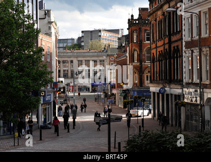 Market Place, Derby City Centre, Derby, Derbyshire, England, UK. Stock Photo