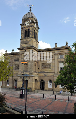 Guildhall, Market Place, Derby City Centre, Derby, Derbyshire, UK. Stock Photo