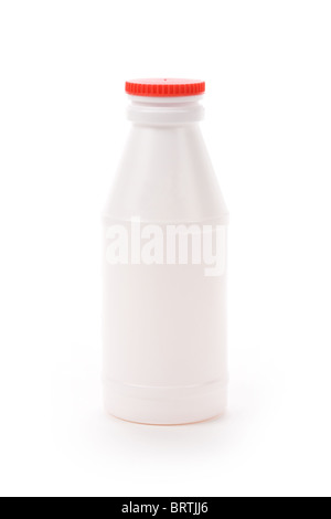 a Plastic Bottle with white background Stock Photo