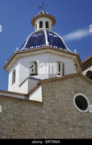 Nuestra Senora del Consuelo church, old town, Altea, Alicante, Spain ...