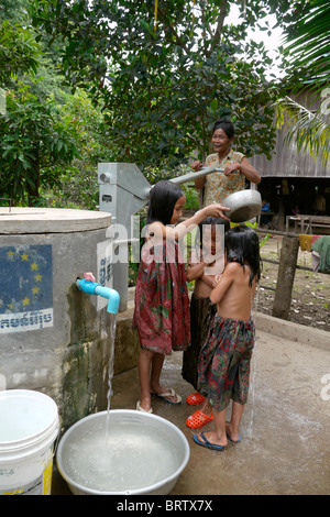 cambodia bath taking alamy