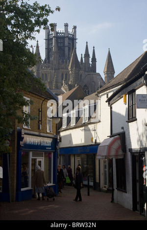 ely town centre cambridgeshire east anglia england uk gb Stock Photo