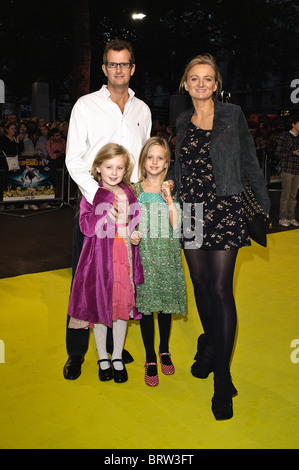 Alice Beer and family attends the UK Premiere of Despicable Me at The Empire Leicester Square, London, 11 October 2010. Picture Stock Photo