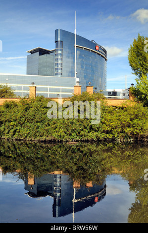 Global headquarters of Glaxo Smith Kline drug company,Brentford , London Stock Photo