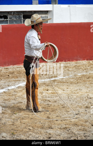 Xmatkuil, Yucatan / Mexico - November 12: Charro tournament during the Xmatkuil Fair Stock Photo