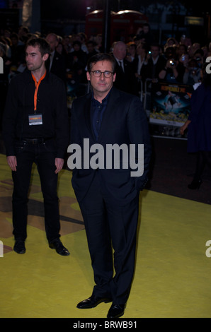 Steve Carell attends The European Premiere of  Despicable Me  at Empire Leicester Square on October 11th, 2010 in London England Stock Photo