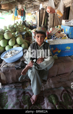 market in tarin kowt, Afghanistan Stock Photo