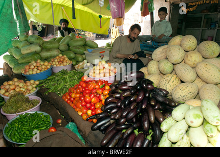 market in tarin kowt, Afghanistan Stock Photo