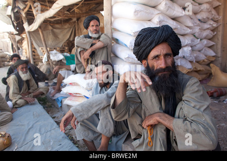 market in tarin kowt, Afghanistan Stock Photo