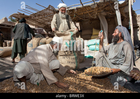 market in tarin kowt, Afghanistan Stock Photo