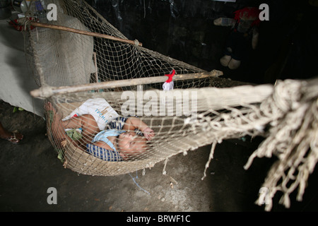 slum area in colombia Stock Photo