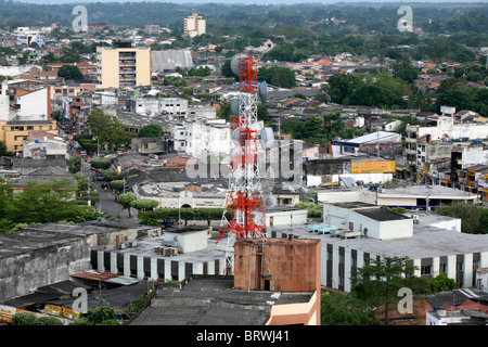 oil refineray in colombiatelephone communication in colombia Stock Photo