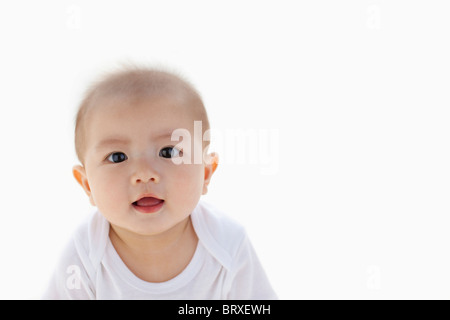 Portrait of Baby Boy Stock Photo