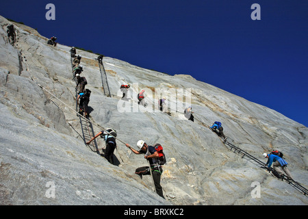 CLEANING OF THE ICE SEA ORGANIZED BY THE FRENCH ALPINE CLUB, CHAMONIX, HAUTE-SAVOIE (74), FRANCE Stock Photo