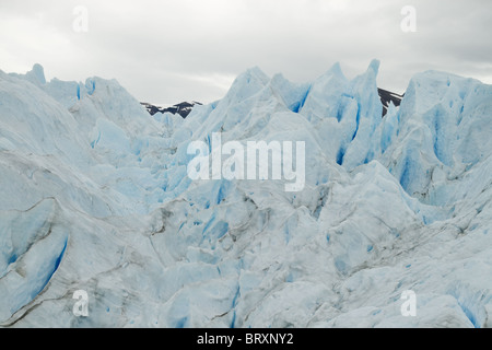 Ice caves in the glacier Perito Moreno Stock Photo