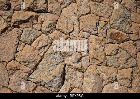Rock wall close-up Stock Photo