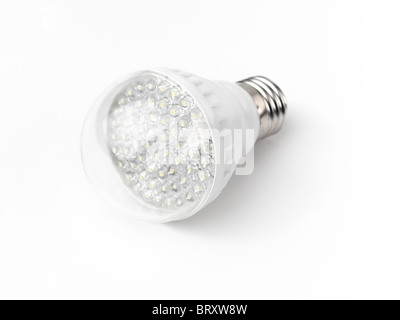 LED light bulb isolated on white background Stock Photo